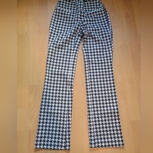 New York & Company Monochrome Houndstooth Pants XXS